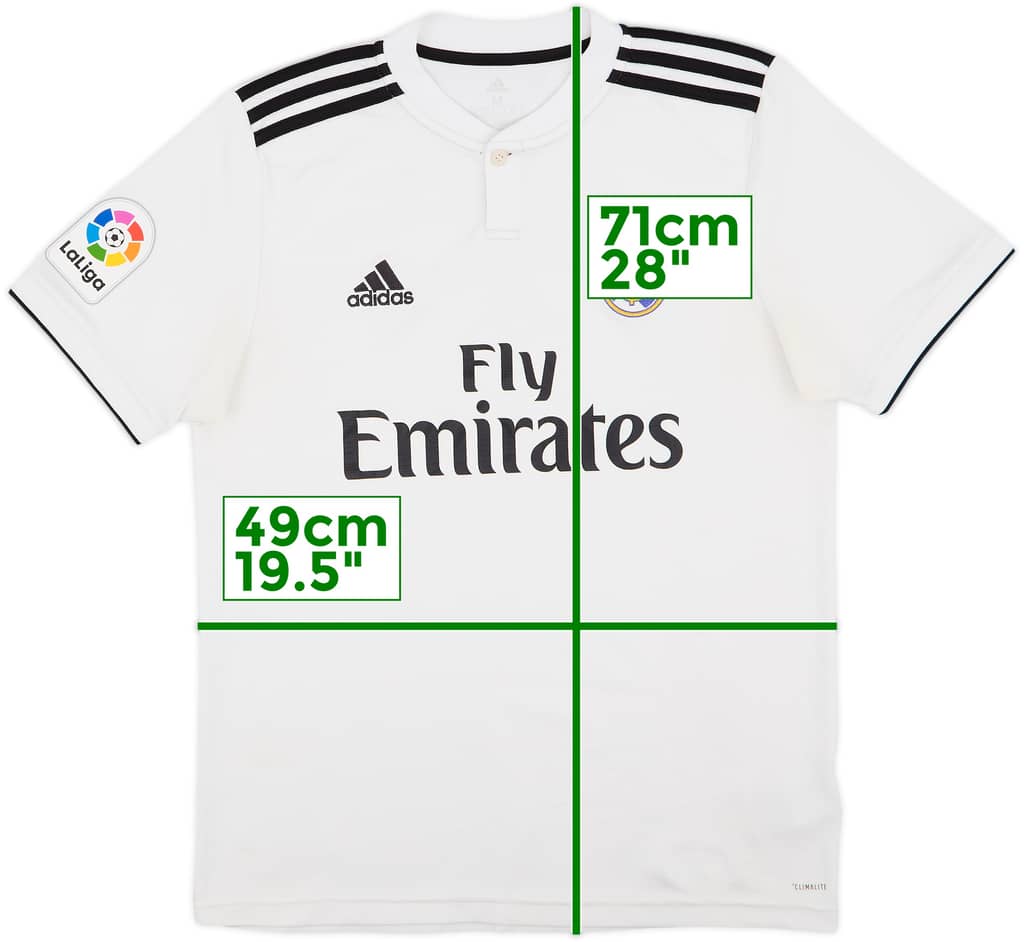 2018-19 Real Madrid Home Shirt - 7/10 - (M)