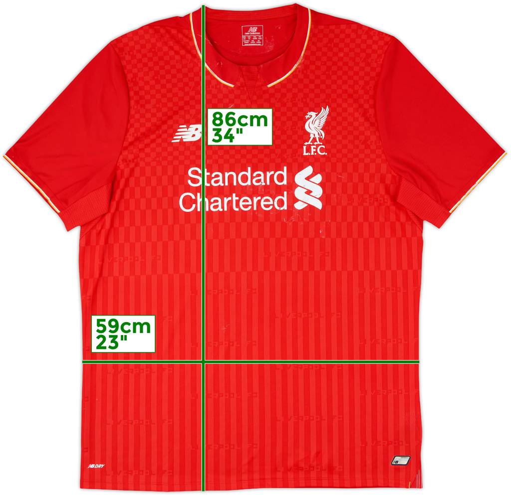 2015-16 Liverpool Home Shirt - 4/10 - (XXL)