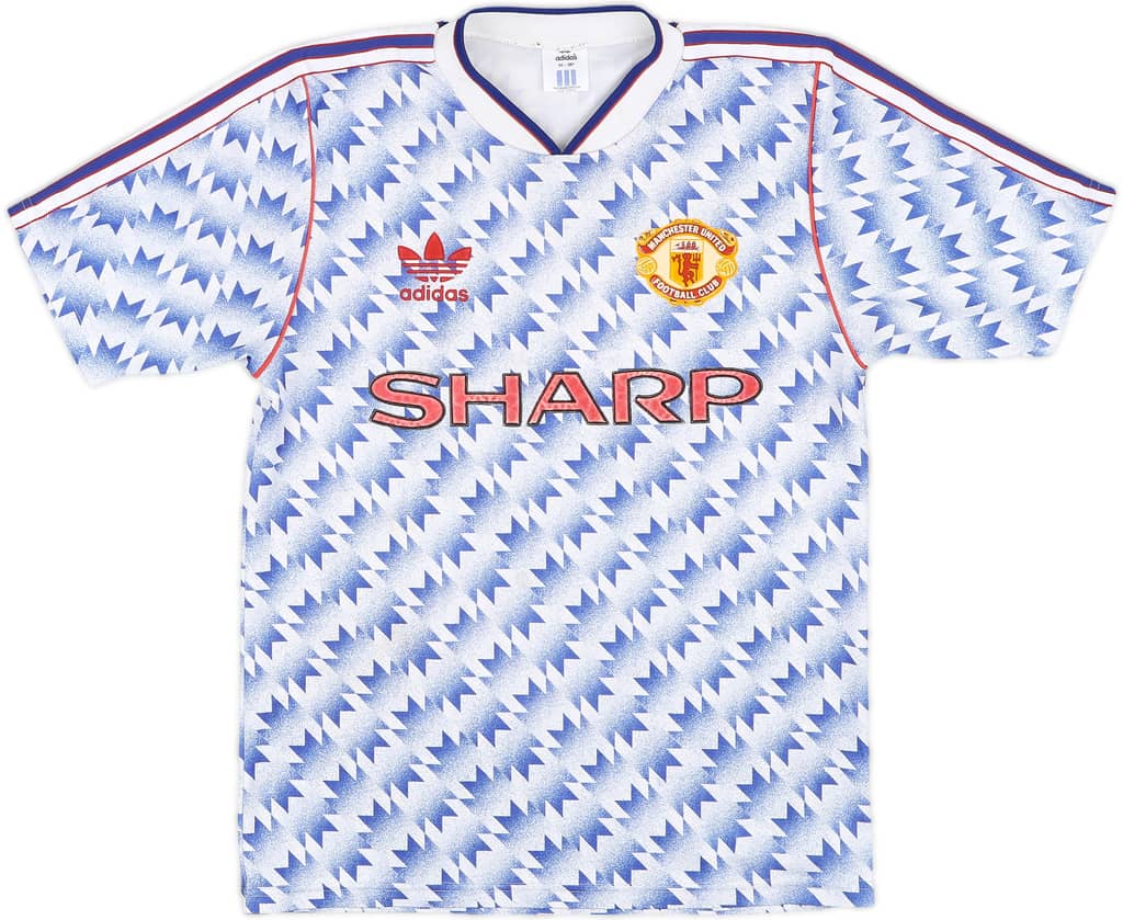 1990-92 Manchester United Away Shirt - 8/10 - (S)