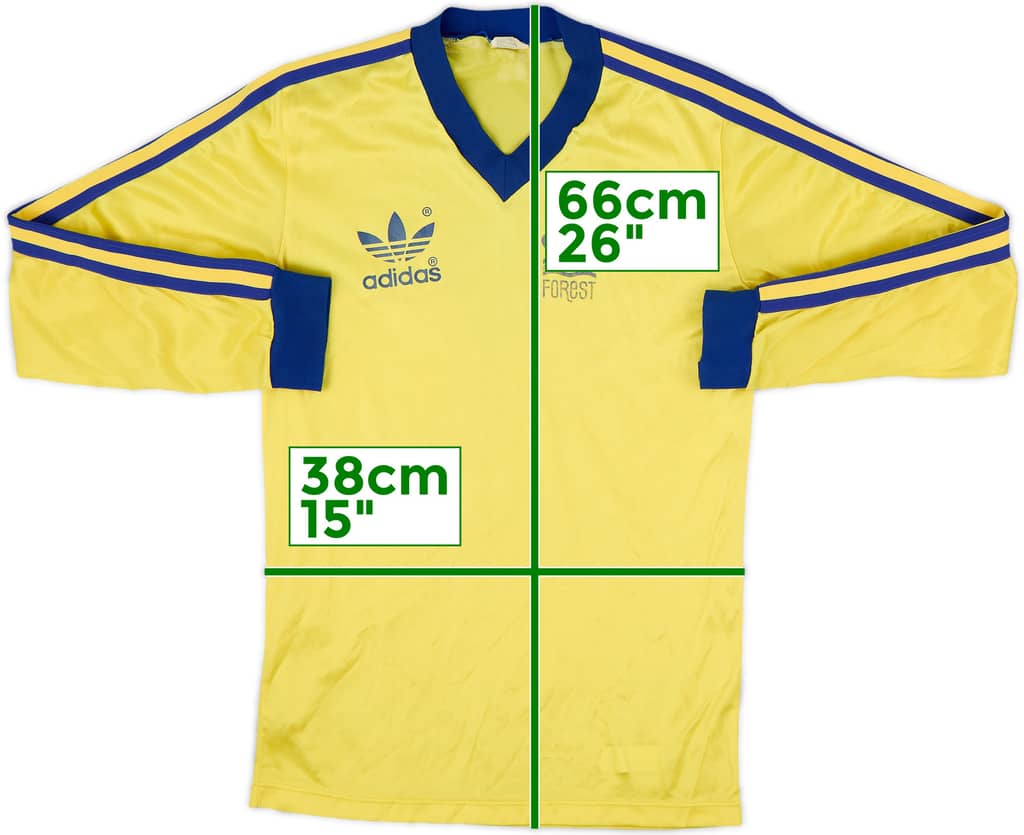 1977-80 Nottingham Forest Away L/S Shirt - 8/10 - (XS)