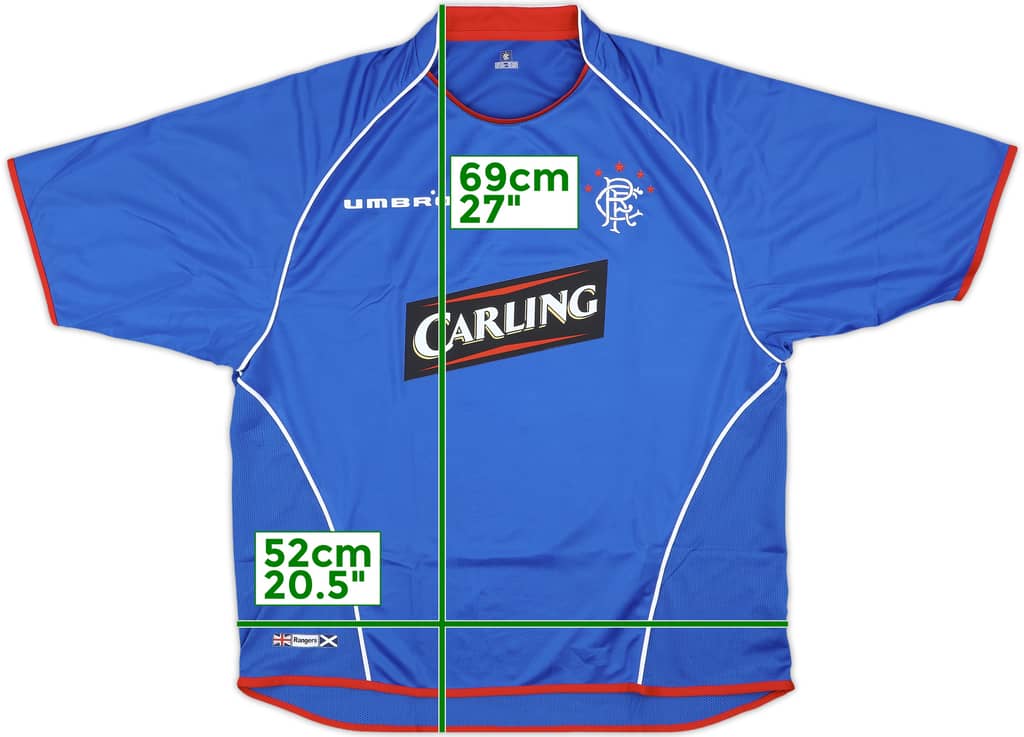 2005-06 Rangers Home Shirt - 10/10 - (XL)