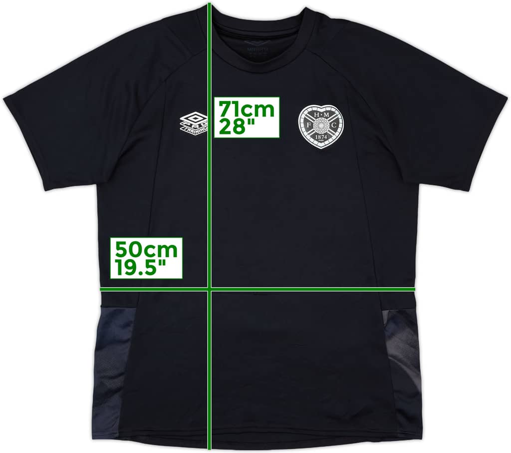 2023-24 Hearts Umbro Training Shirt - 8/10 - (M)