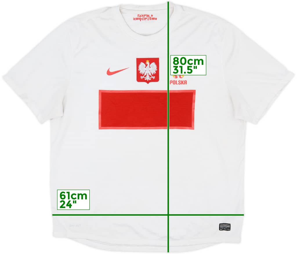 2012-13 Poland Home Shirt - 5/10 - (XL)