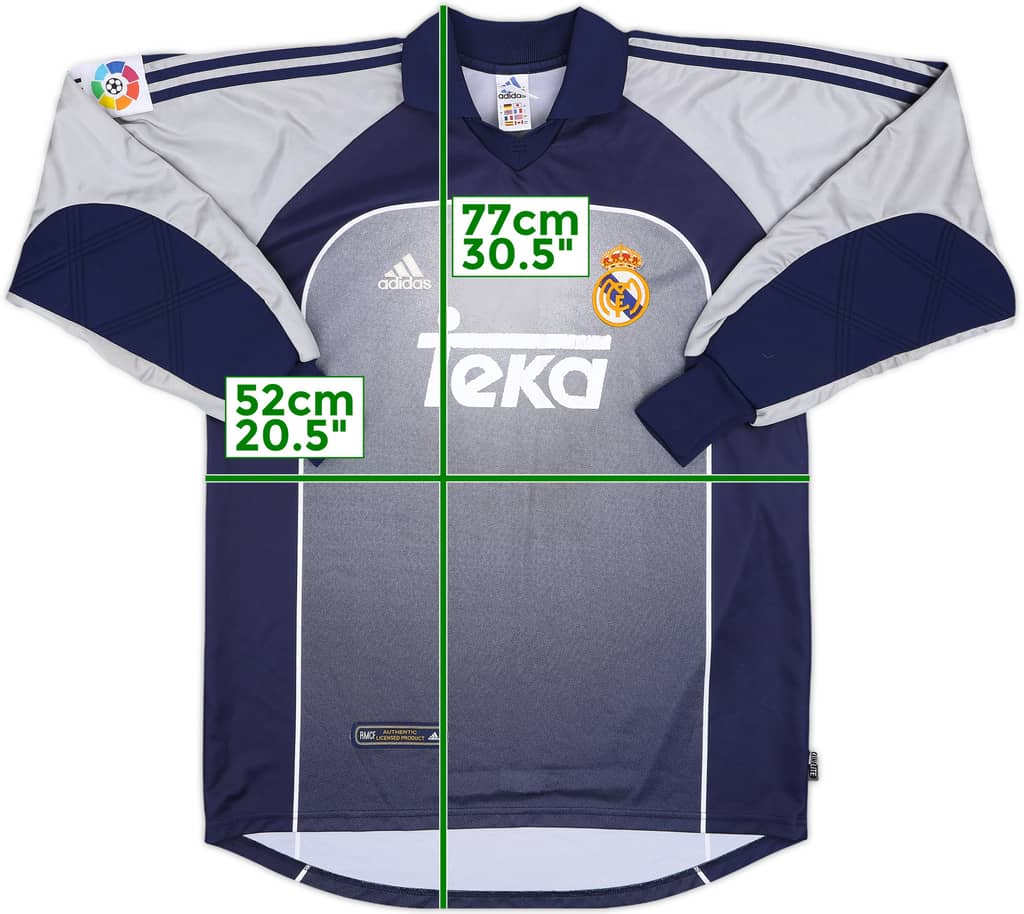 2000-01 Real Madrid GK Shirt - 6/10 - (L)
