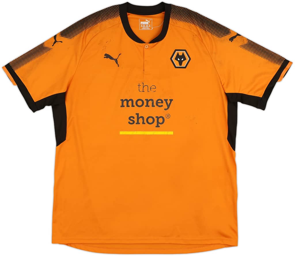 2017-18 Wolves Home Shirt - 4/10 - (XXL)