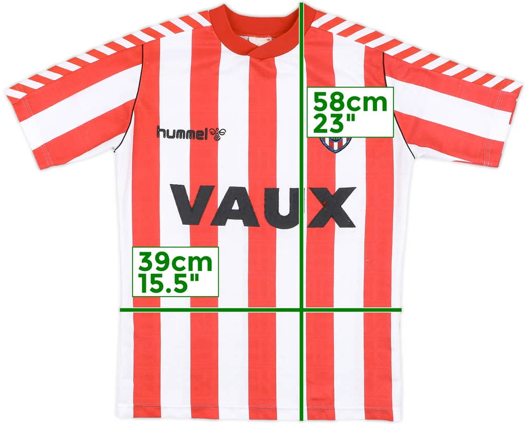 1988-91 Sunderland Home Shirt - 6/10 - (Y)