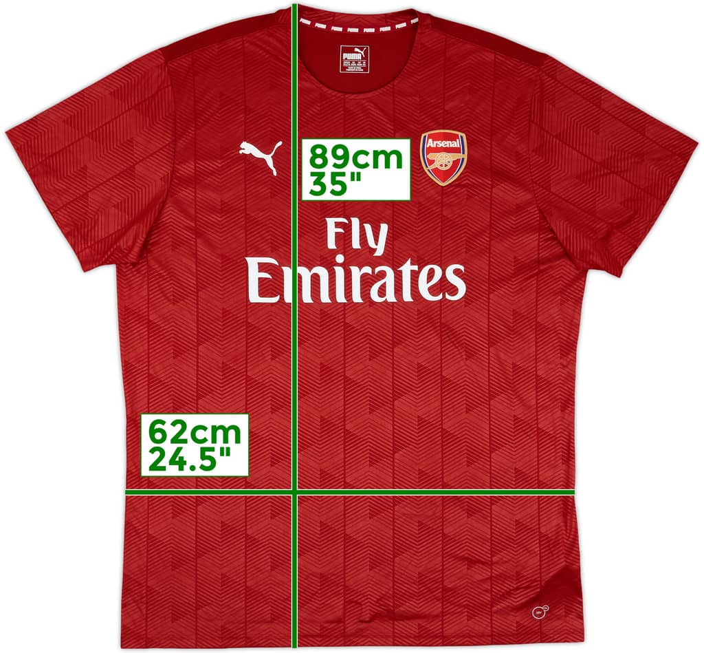 2018-19 Arsenal Puma Training Shirt - 10/10 - (XXL)