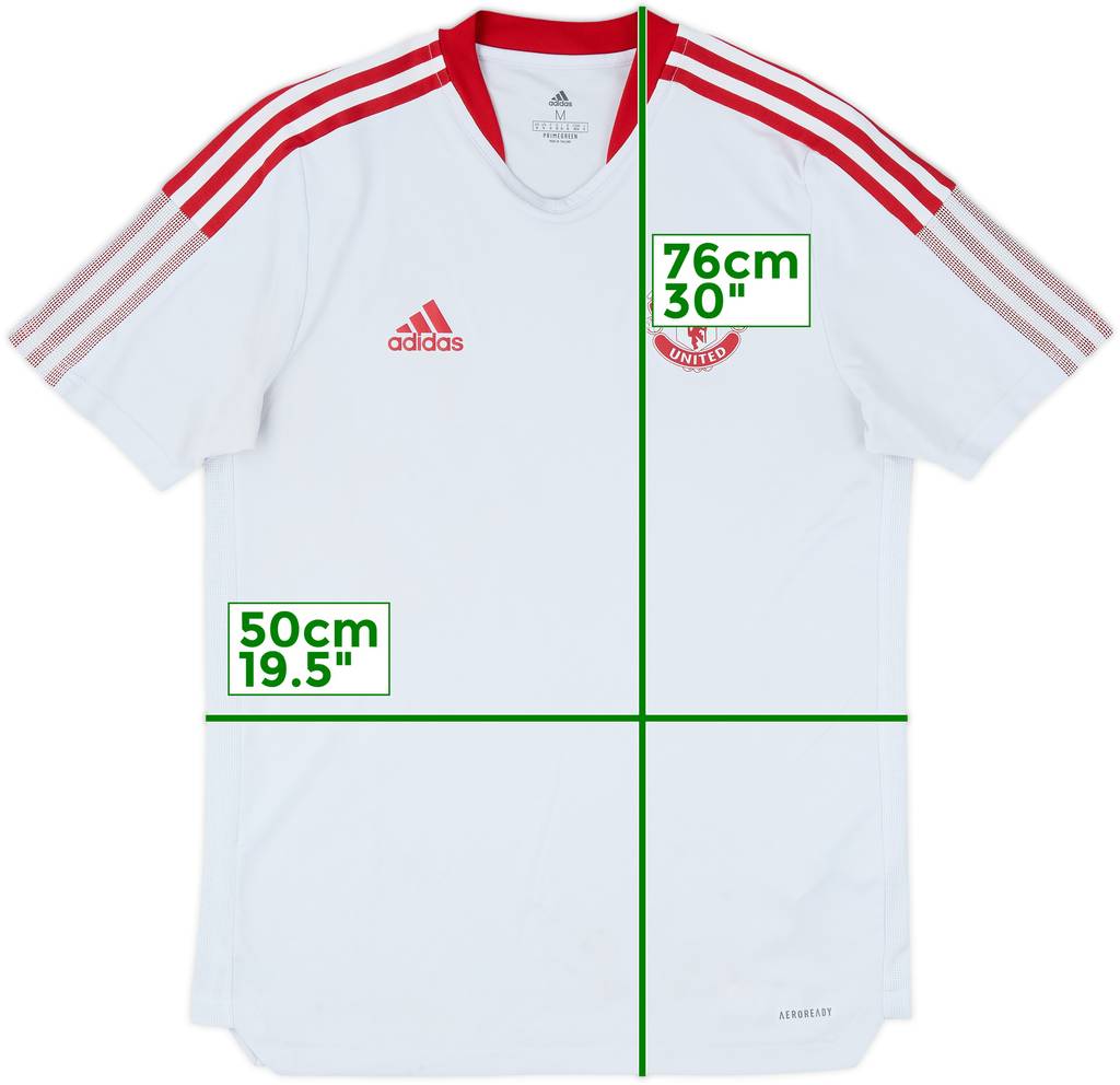 2021-22 Manchester United adidas Training Shirt - 7/10 - (M)