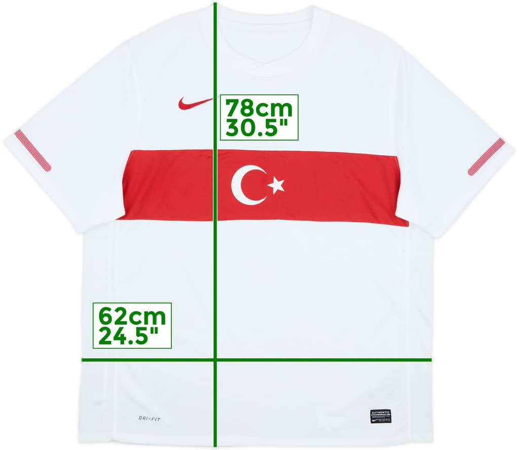 2010-11 Turkey Away Shirt - 8/10 - (XL)