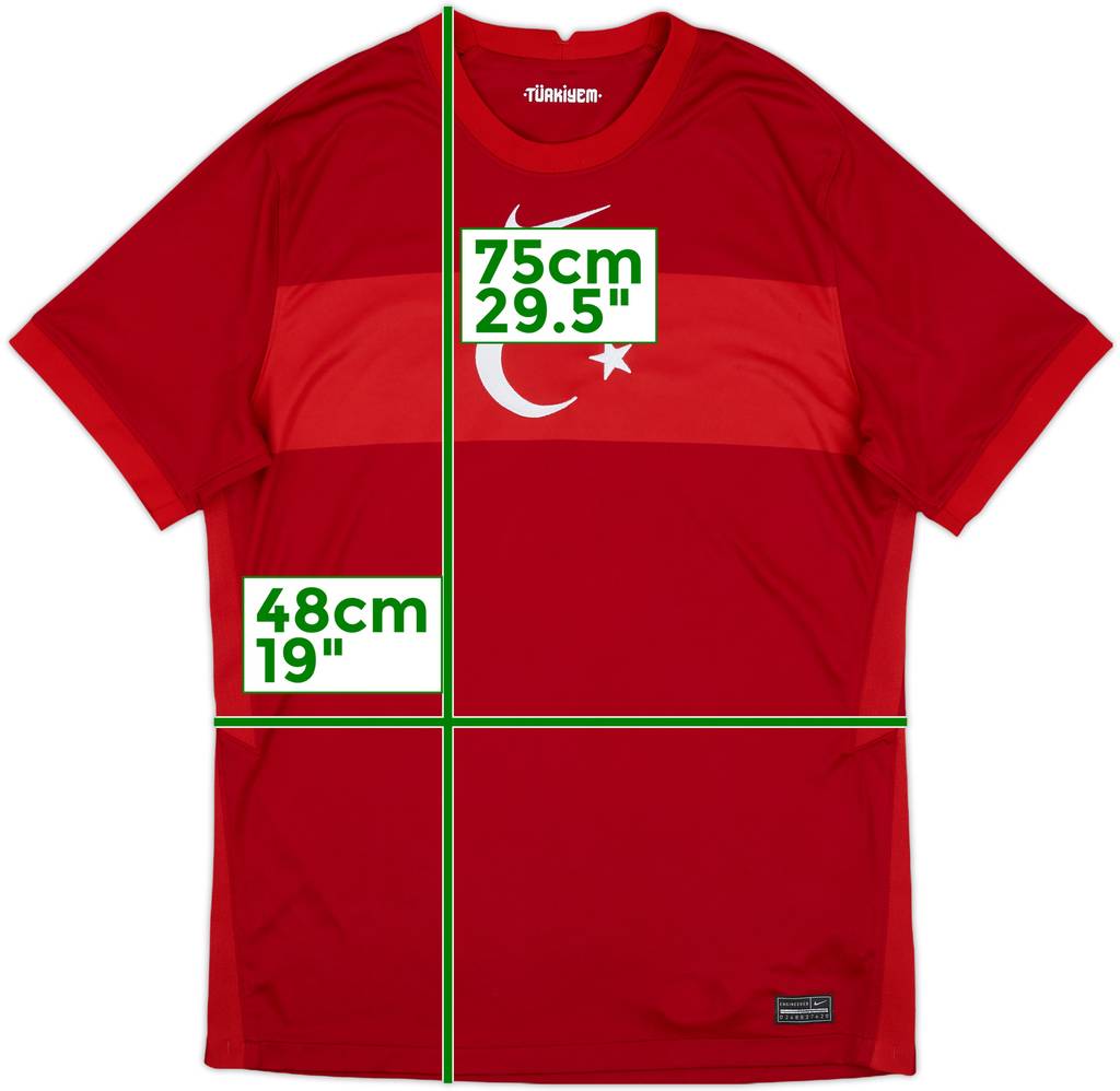 2020-21 Turkey Home Shirt - 9/10 - (M)