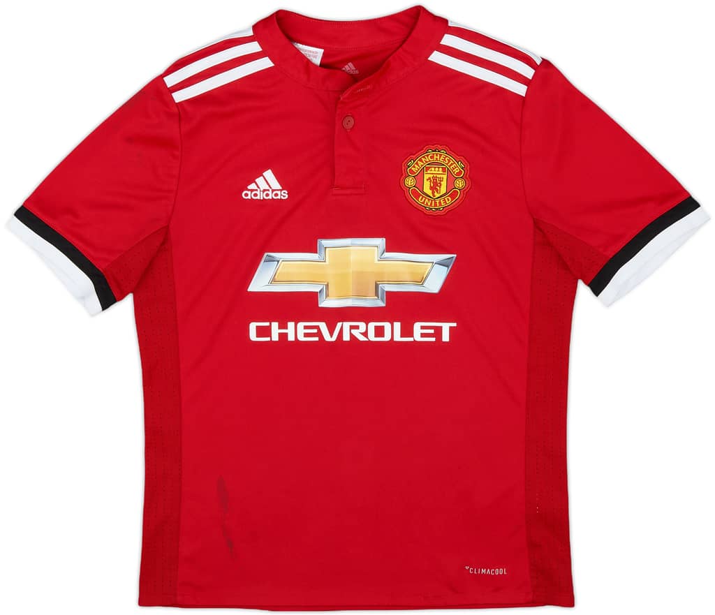 2017-18 Manchester United Home Shirt - 6/10 - (M.Boys)