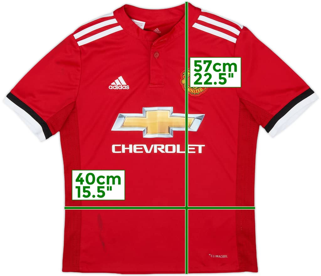 2017-18 Manchester United Home Shirt - 6/10 - (M.Boys)