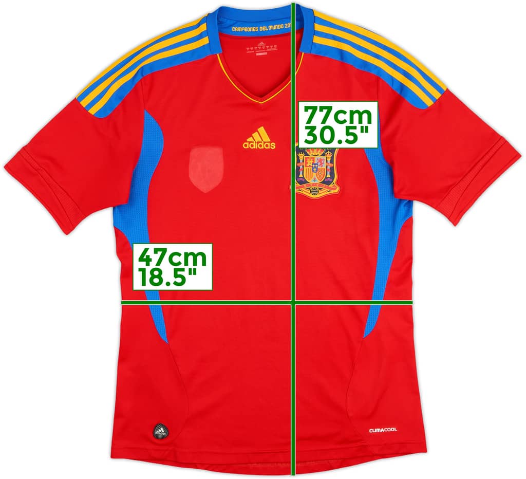 2010-11 Spain Home Shirt - 5/10 - (M)