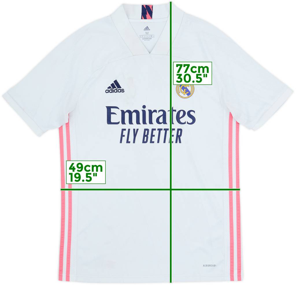 2020-21 Real Madrid Home Shirt - 5/10 - (M)