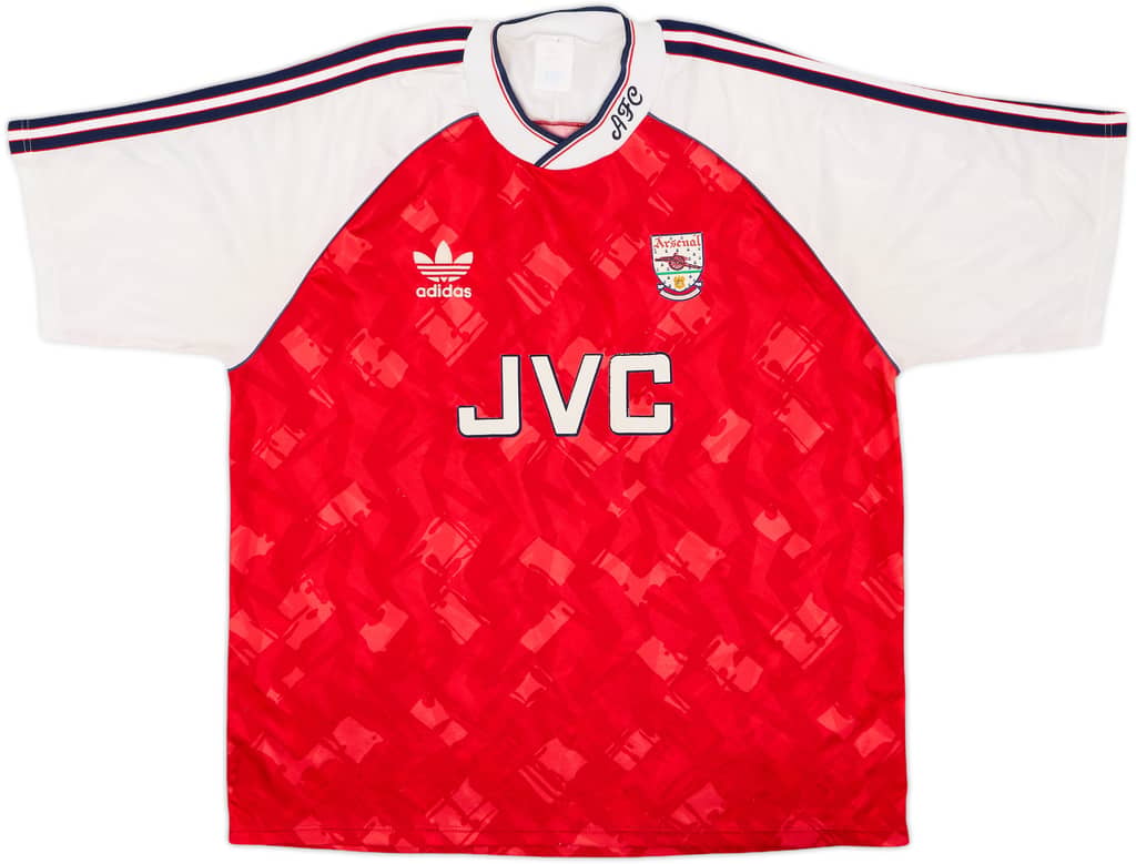 1990-92 Arsenal Home Shirt - 5/10 - (L/XL)
