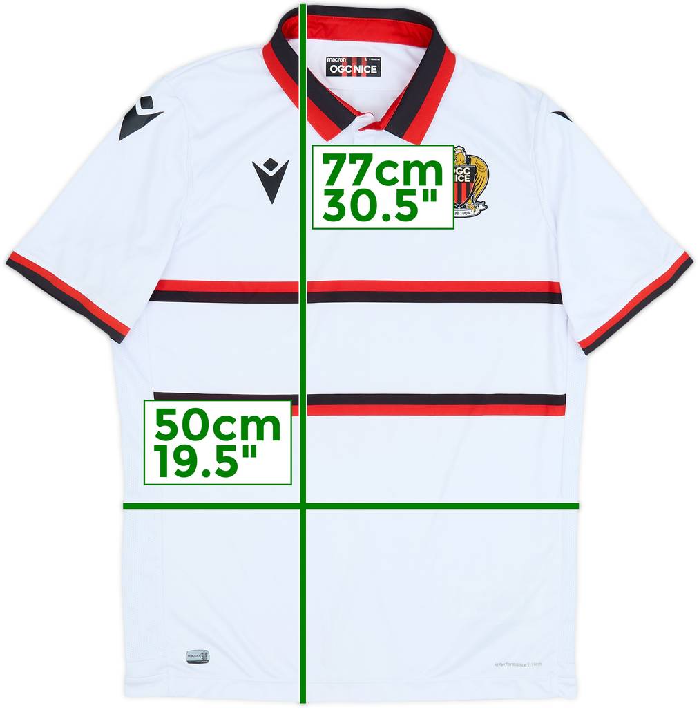 2020-21 Nice Away Shirt - 10/10 - (L)