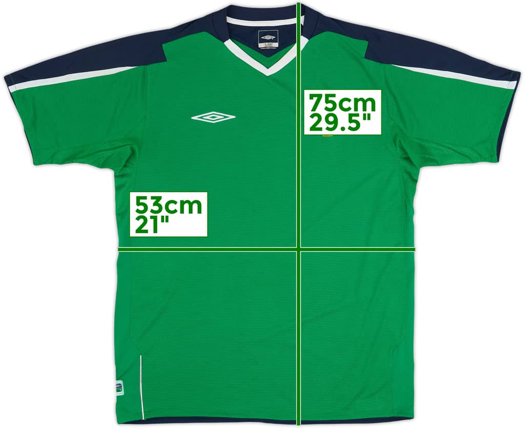 2004-06 Northern Ireland Home Shirt - 8/10 - (L)