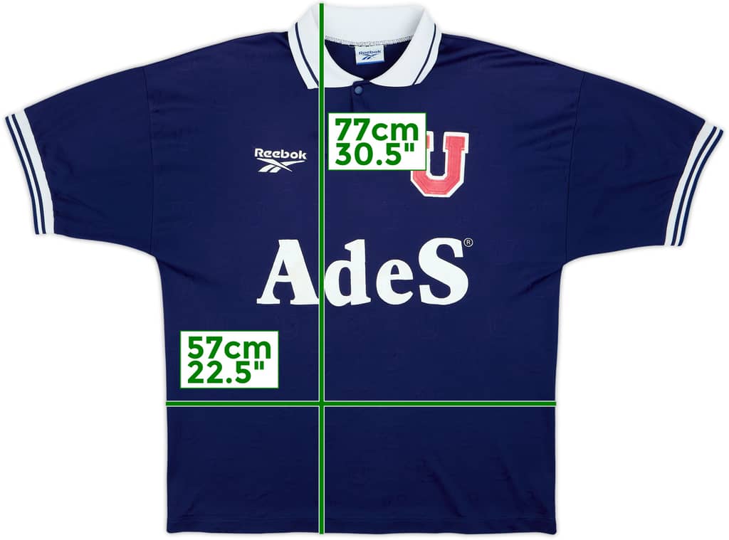 1998 Universidad de Chile Home Shirt - 6/10 - (XL)