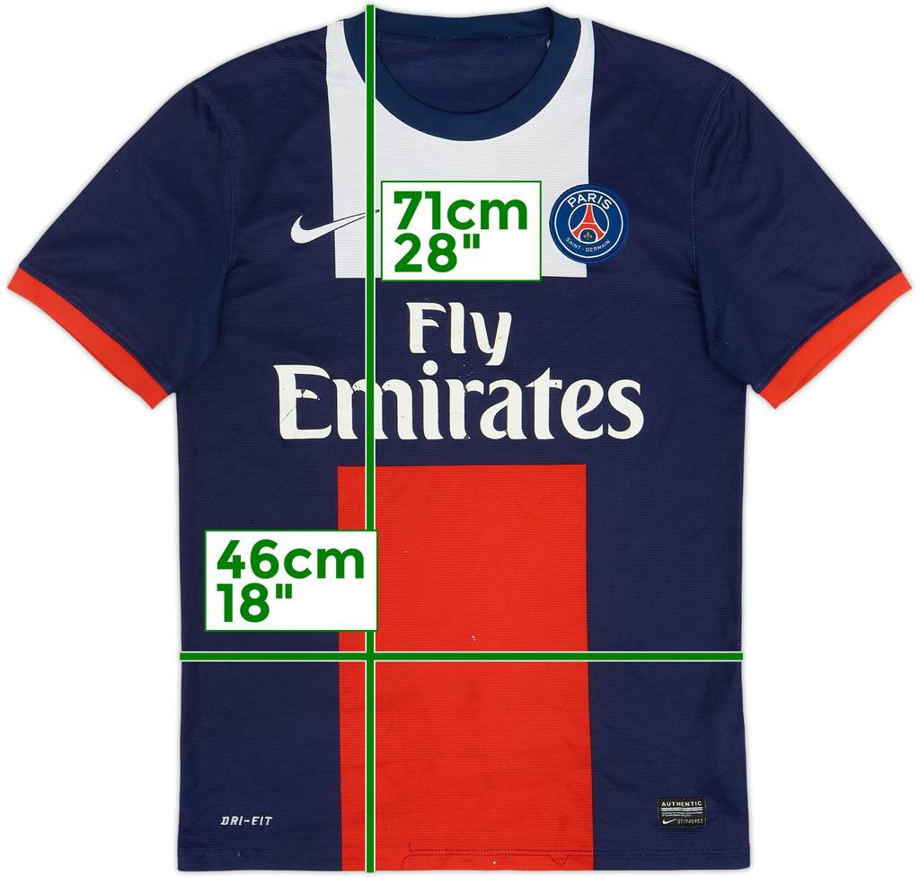 2013-14 Paris Saint-Germain Camiseta Local - 4/10 - (S)