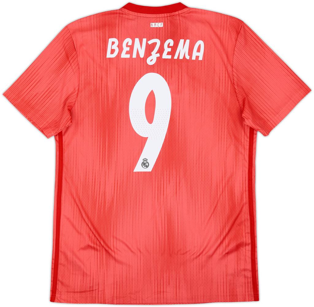 2018-19 Real Madrid Third Shirt Benzema #9 - 8/10 - (S)