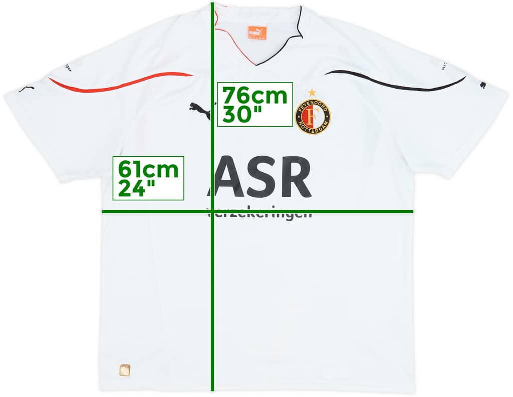 2010-11 Feyenoord Away Shirt - 6/10 - (XXL)