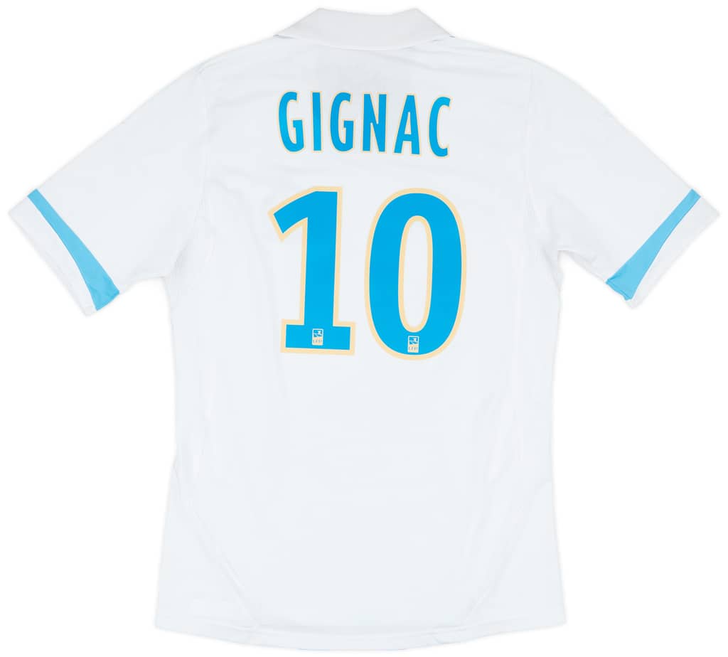 2011-12 Olympique Marseille Home Shirt Gignac #10 - 6/10 - (S)