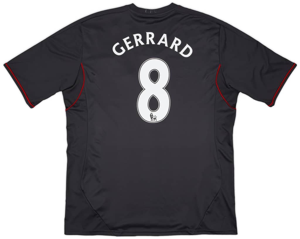 2011-12 Liverpool Away Shirt Gerrard #8 - 8/10 - (S)