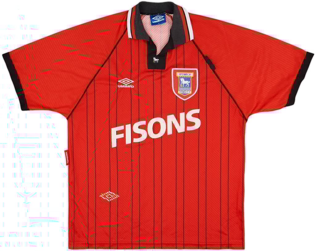 1993-95 Ipswich Away Shirt - 8/10 - (XL)