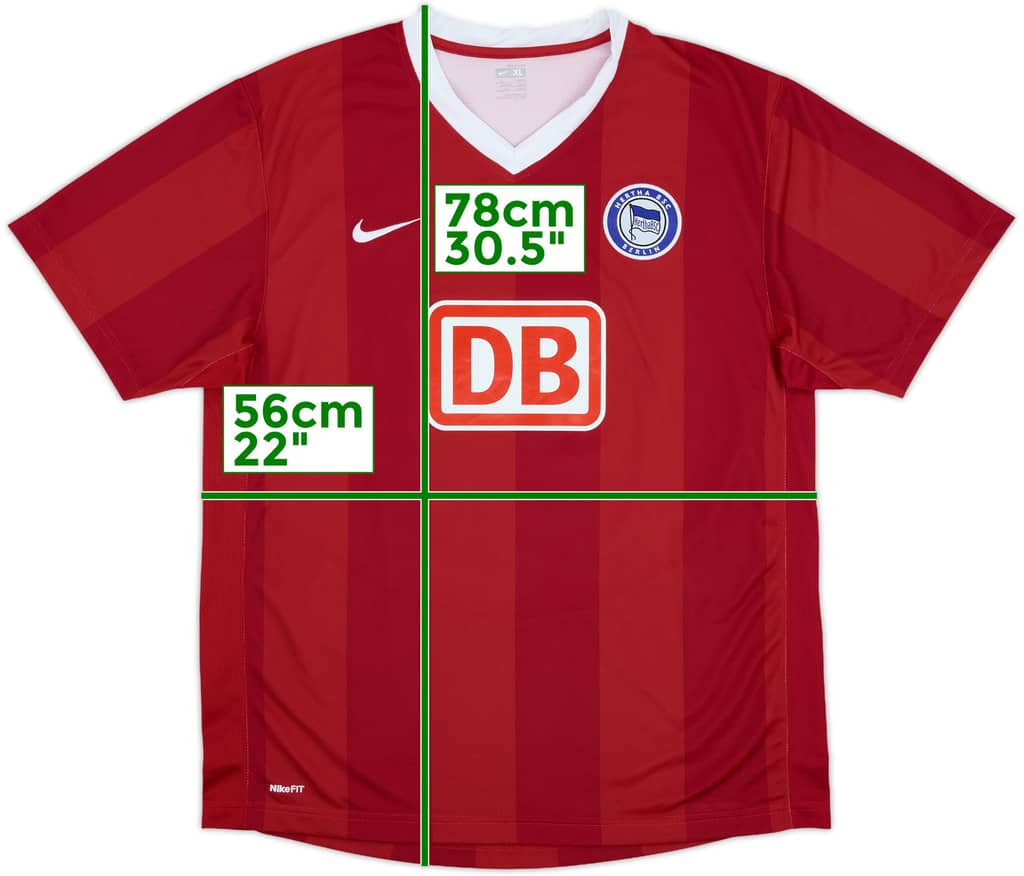 2007-08 Hertha Berlin Authentic Away Shirt - 10/10 - (XL)