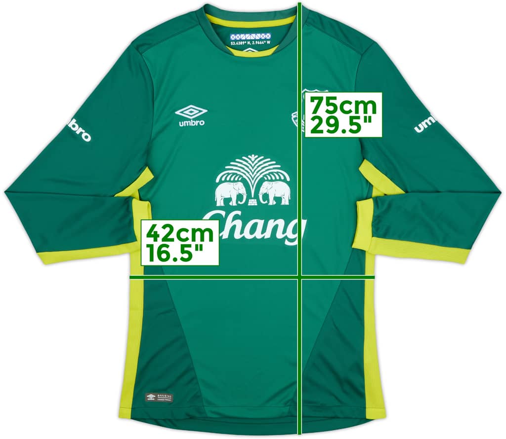 2016-17 Everton GK Shirt - 10/10 - (S)