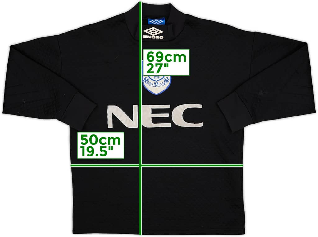 1993-94 Everton GK Shirt - 8/10 - (S)