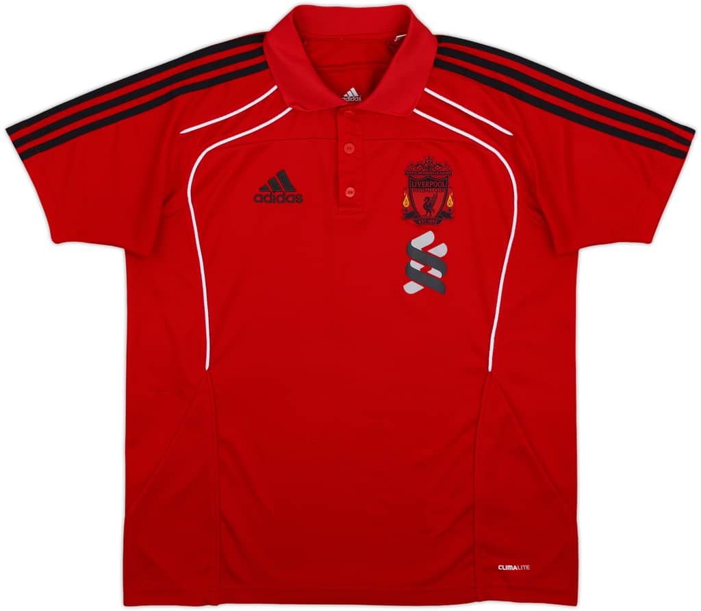2010-11 Liverpool adidas Polo Shirt - 9/10 - (M/L)