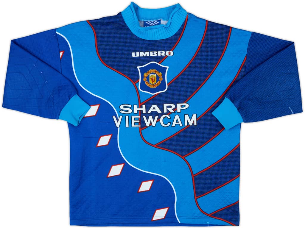 1994-97 Manchester United GK Shirt - 7/10 - (Y)