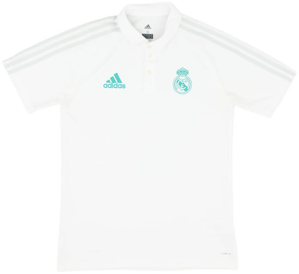 2017-18 Real Madrid adidas Polo Shirt - 8/10 - (S)