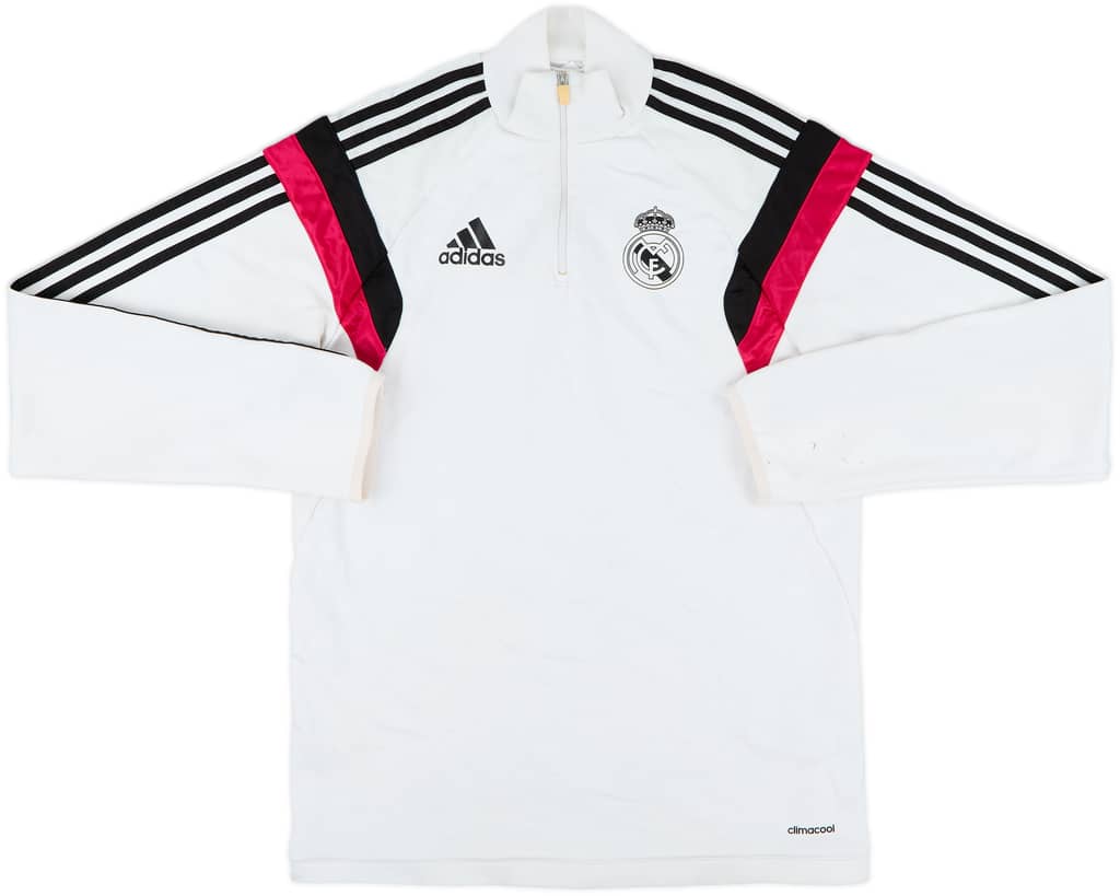 2014-15 Real Madrid adidas 1/4 Zip Drill Top - 6/10 - (S)