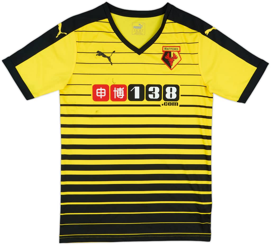 2015-16 Watford Home Shirt - 5/10 - (S)