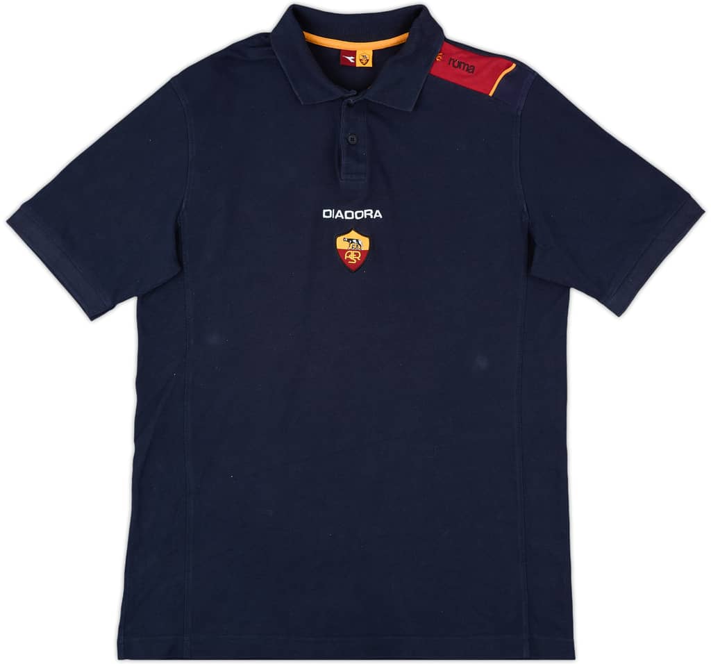 2004-05 Roma Diadora Polo Shirt - 8/10 - (XL)