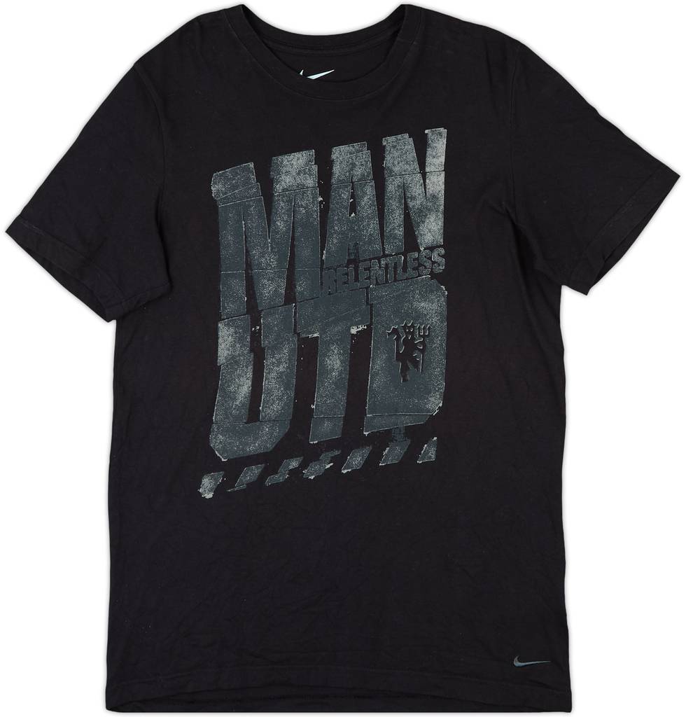 2012-13 Manchester United Nike Graphic Tee - 8/10 - (L)