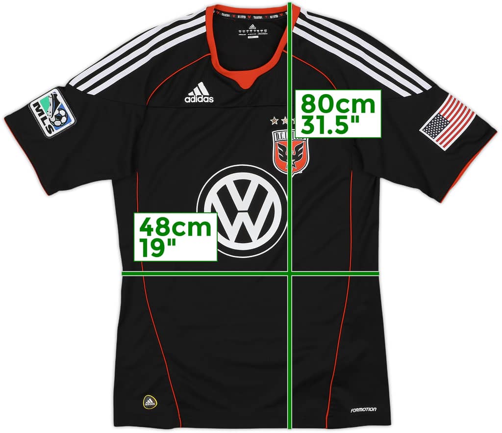 2010-11 DC United Authentic Home Shirt - 9/10 - (M)