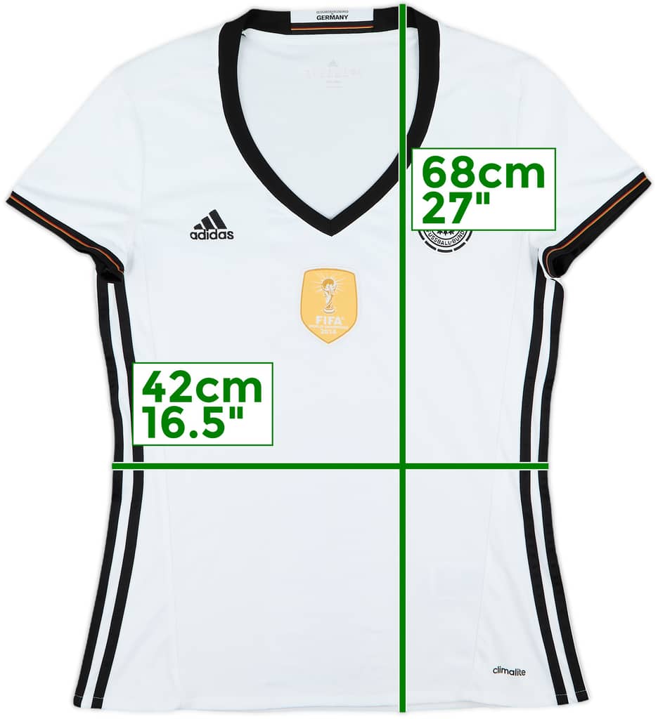 2015-16 Germany Home Shirt - 9/10 - (Women's M)
