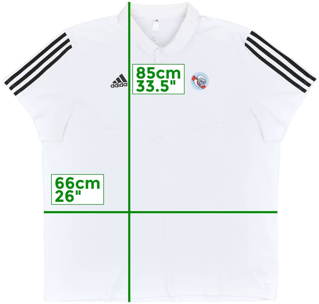 2019-20 Strasbourg adidas Polo Shirt - 7/10 - (XXL)