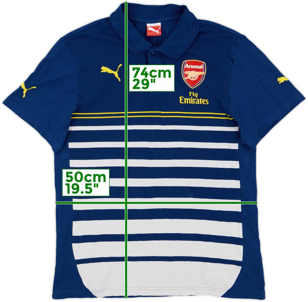 2014-15 Arsenal Puma Polo Shirt - 8/10 - (L)