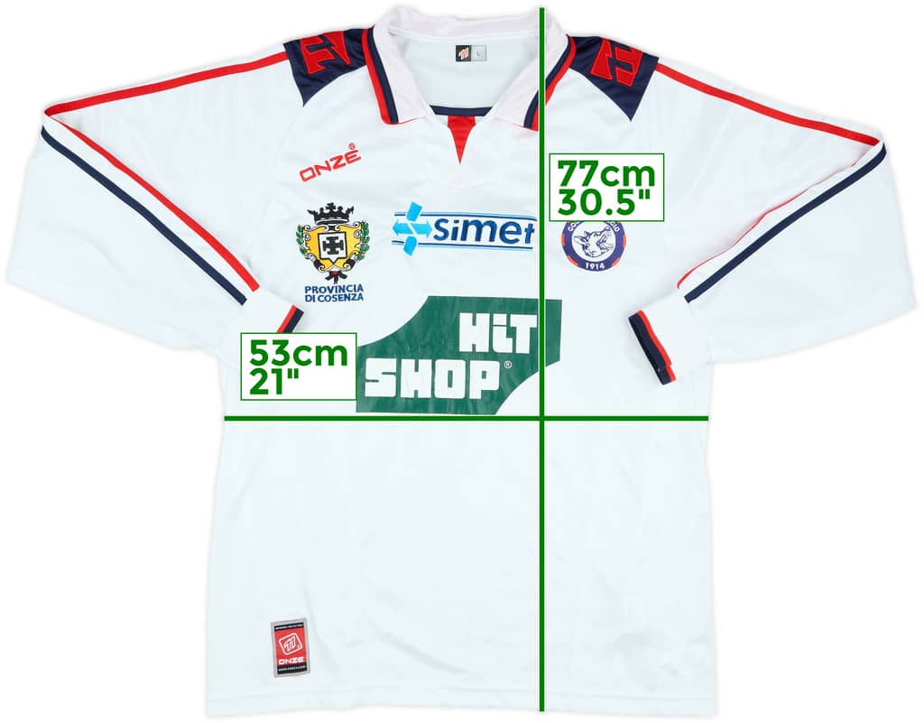 2008-09 Cosenza Away L/S Shirt - 7/10 - (L)