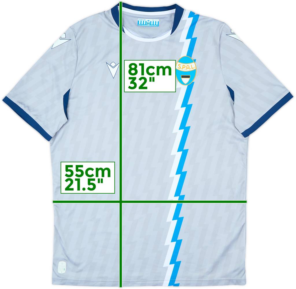 2021-22 SPAL Away Shirt - 8/10 - (XXL)