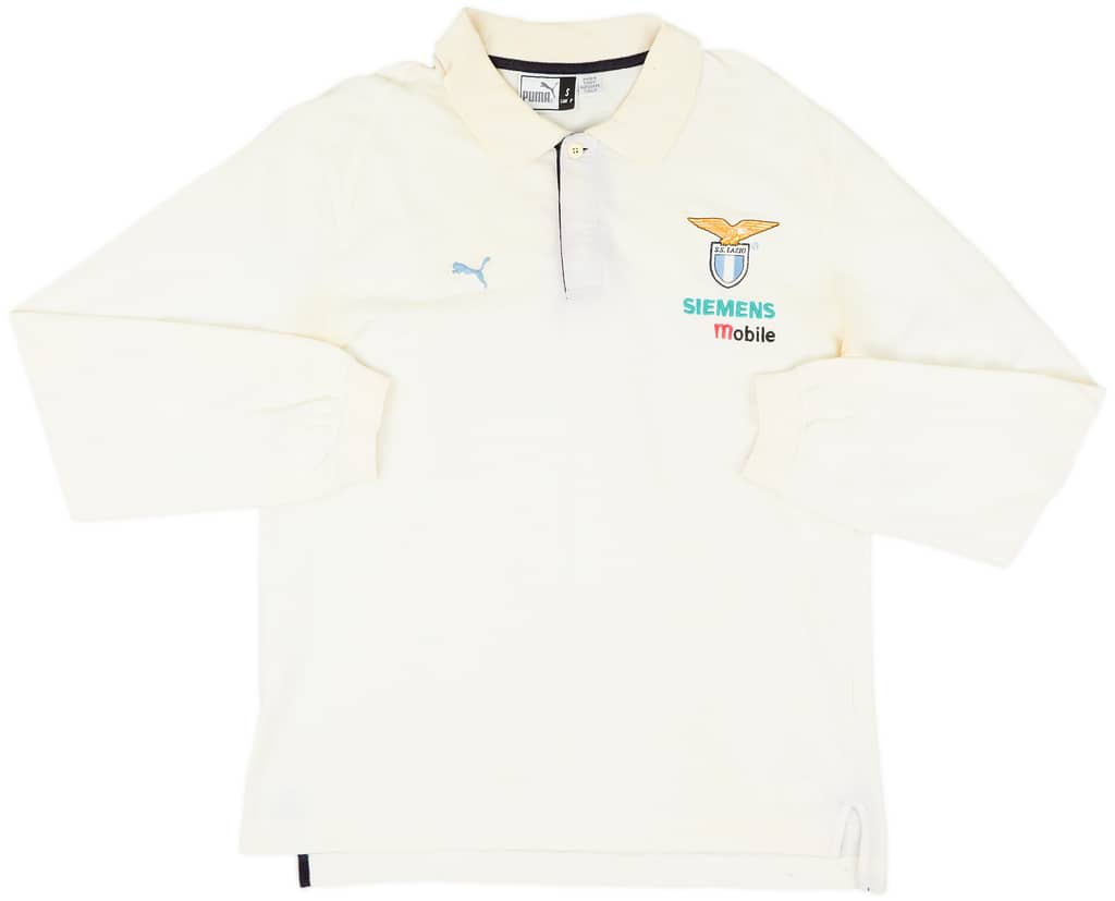 2001-02 Lazio Puma Polo L/S Shirt - 4/10 - (S)