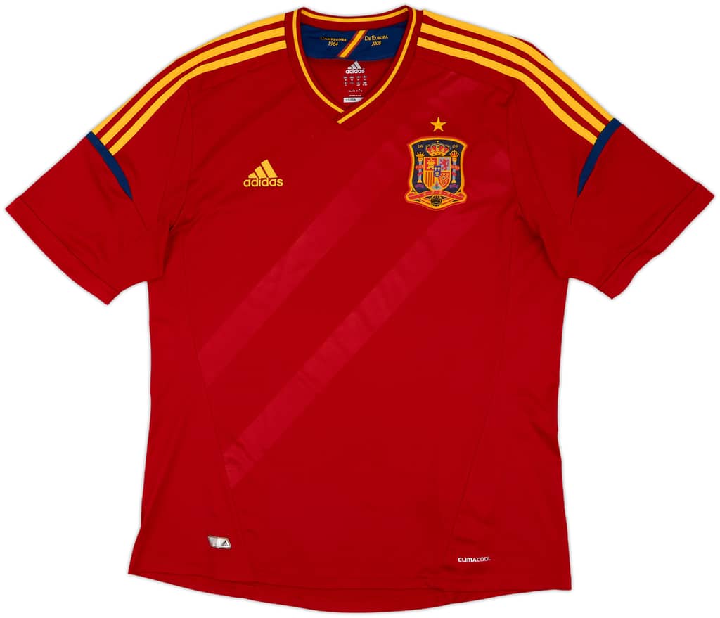 2011-12 Spain Home Shirt - 8/10 - (XL)