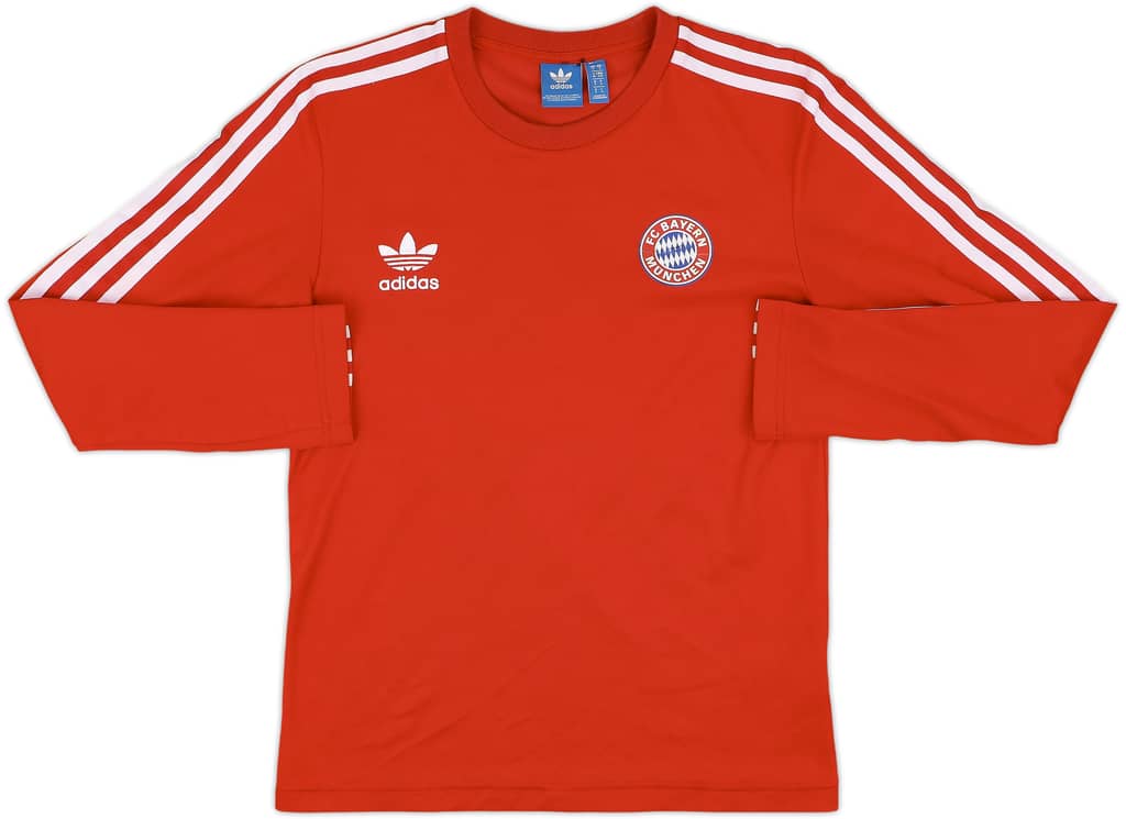 2016-17 Bayern Munich adidas Originals Cotton L/S Tee - 6/10 - (S)