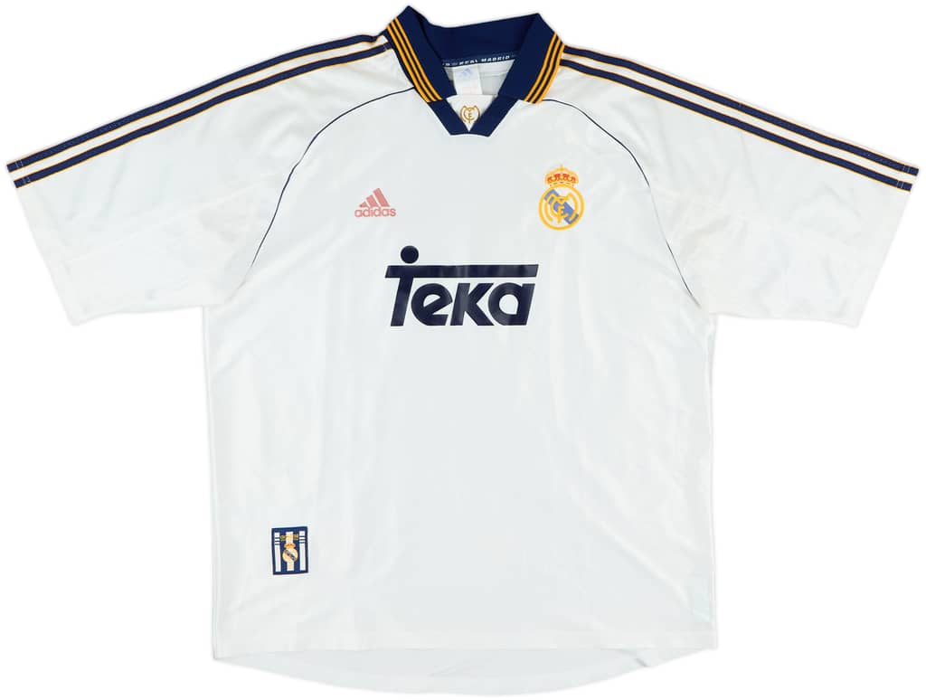 1998-00 Real Madrid Home Shirt - 5/10 - (XL)