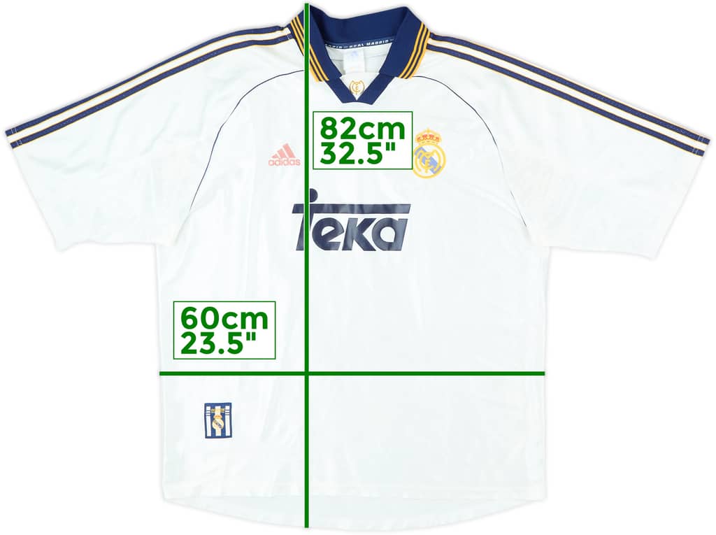 1998-00 Real Madrid Home Shirt - 5/10 - (XL)