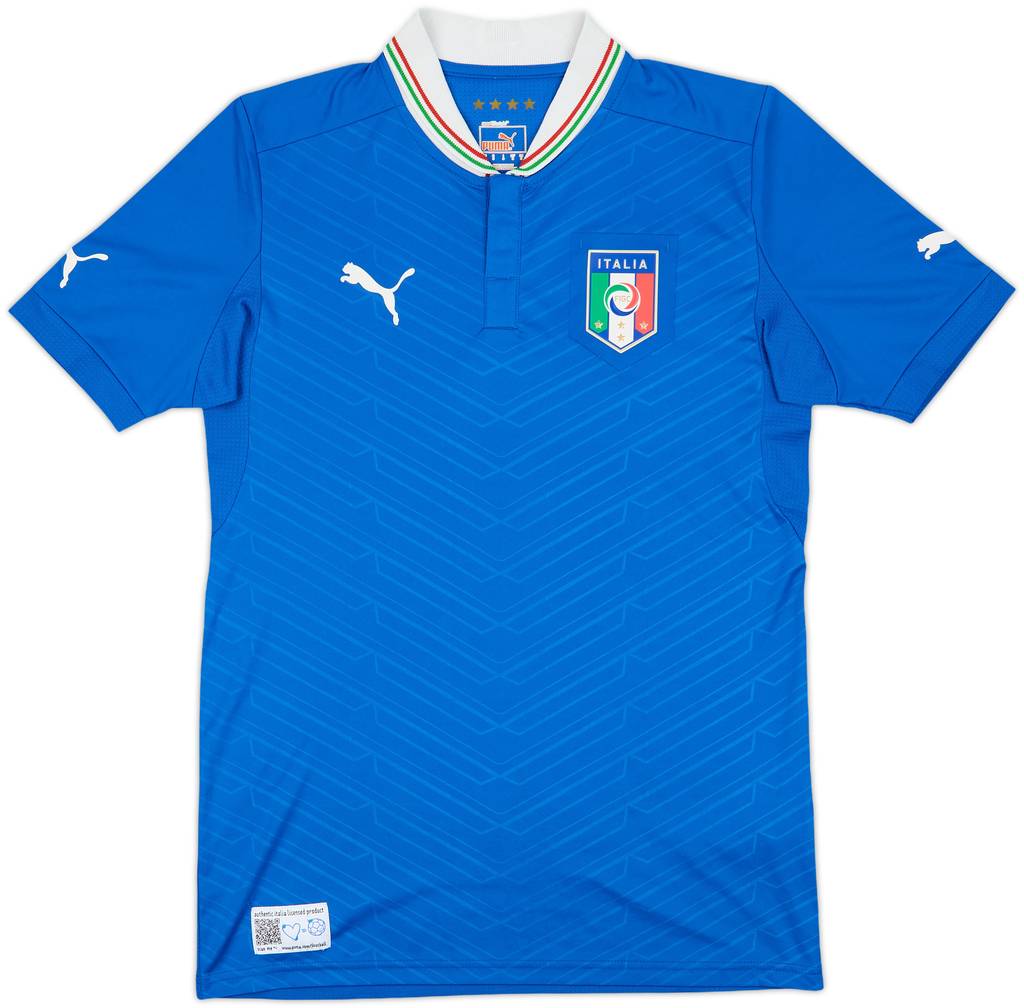 2012-13 Italy Home Shirt - 8/10 - (S)